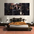 Набор картины на холсте Босс, постер для видеоигр LOL, Лига Легенд, настенные художественные картины для гостиной и игровой комнаты