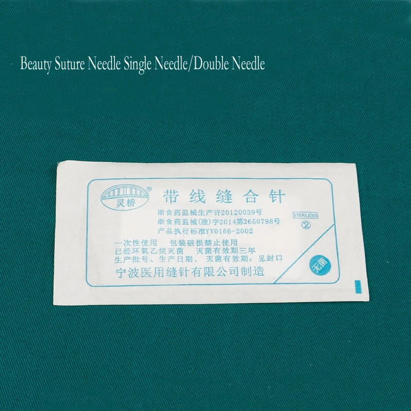 Круглый хирургический инструмент для швов Микрохирургия нейлоновая проволока