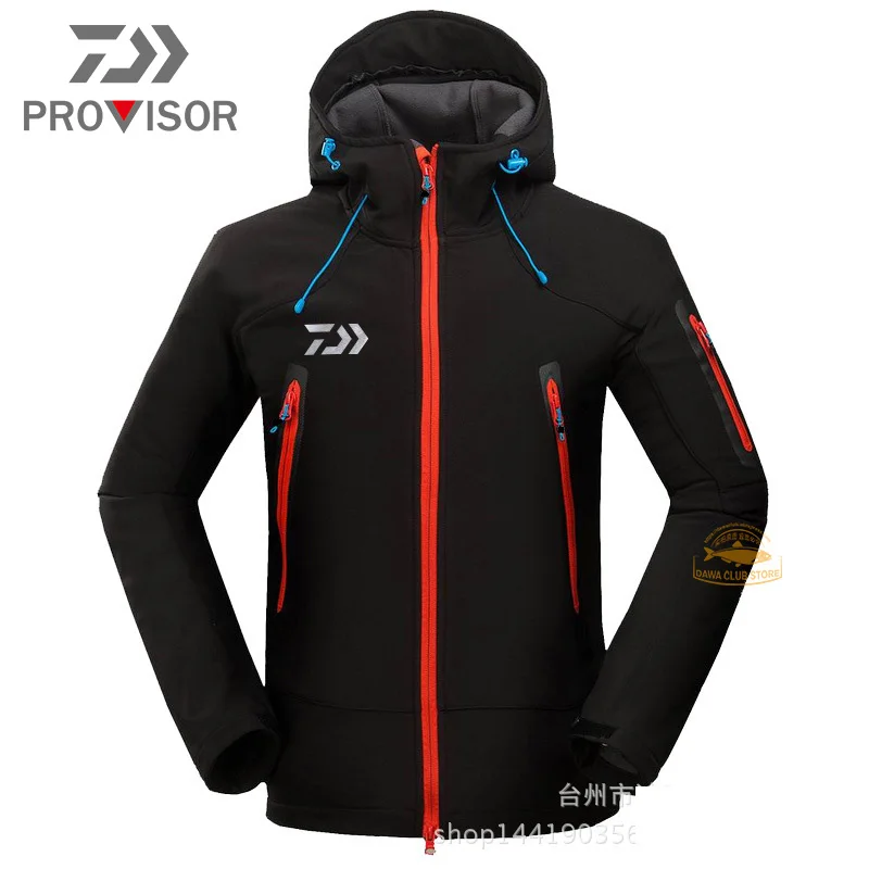 

2020 The New DAIWA Fishing Clothes Men's Winter Outdoor Hiking Waterproof Warm Jacket Fishing and Cashmere Windbreaker