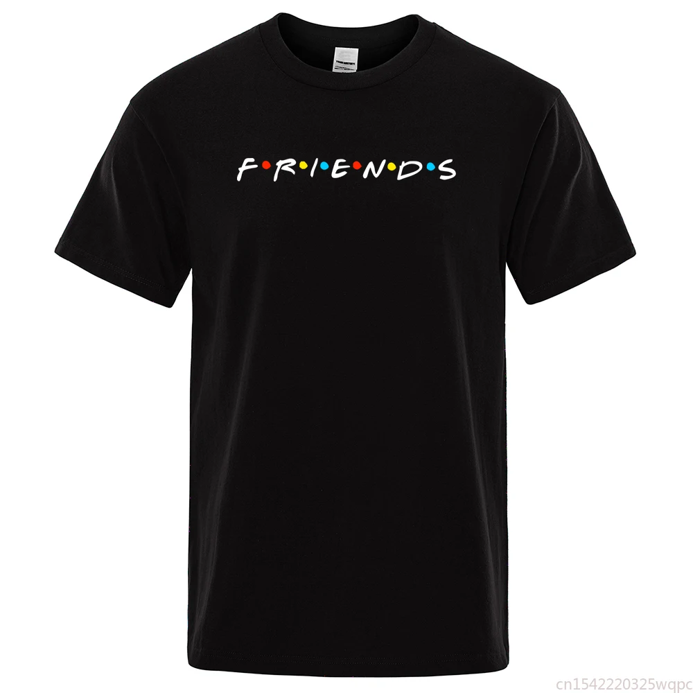 

Fashion Men T-Shirts Summer Friends Printed T-Shirt Harajuku Brand T Shirts Casual Loose T Shirts Loose Male Outwear Tops