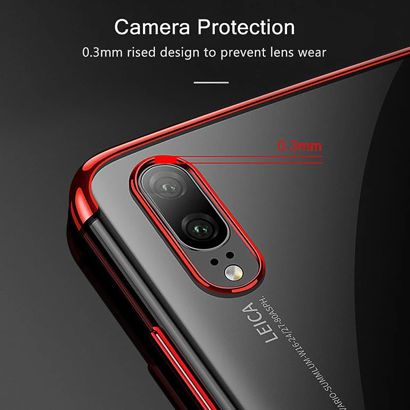 Покрытие ТПУ для Huawei P20/P20 Lite/P20 Pro мягкие силиконовые чехлы ультра тонкий