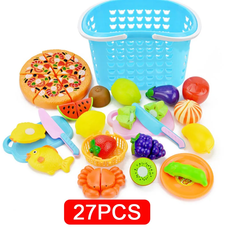 QWZ новые детские Кухонные Игрушки для ролевых игр резка фруктов овощей еды