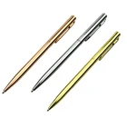 1 шт., шариковая ручка, 1,0 мм, с металлическим брэндом