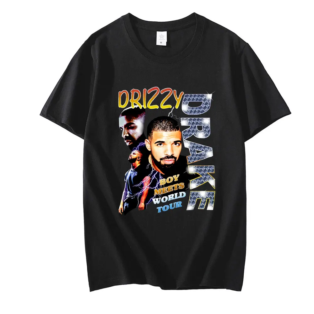 

Hip Hop Shirts Drizzy Drake Boy Meets World Tour Men T Shirt New Summer Camisetas Hombre Streetwear Cotton Short Sleeve T-Shirt