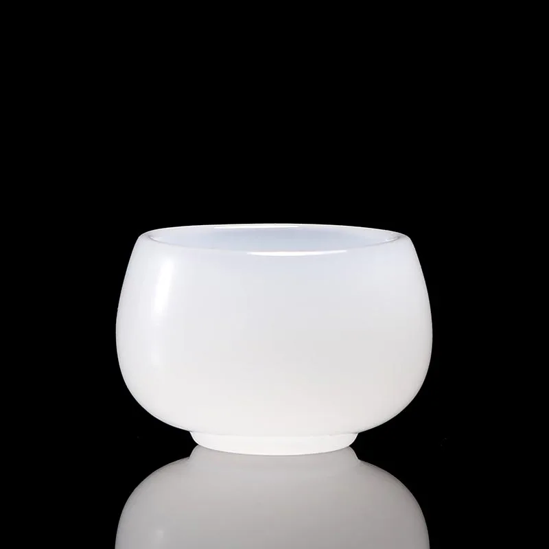 Высококачественная Белая Нефритовая фарфоровая чайная чашка керамические