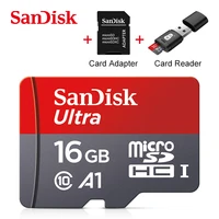 5pcs sandisk ultra card 16gb cartao de memoria microsd tf card 16g flash card 16gb max 98mbs a1 micro sd memory card for phone