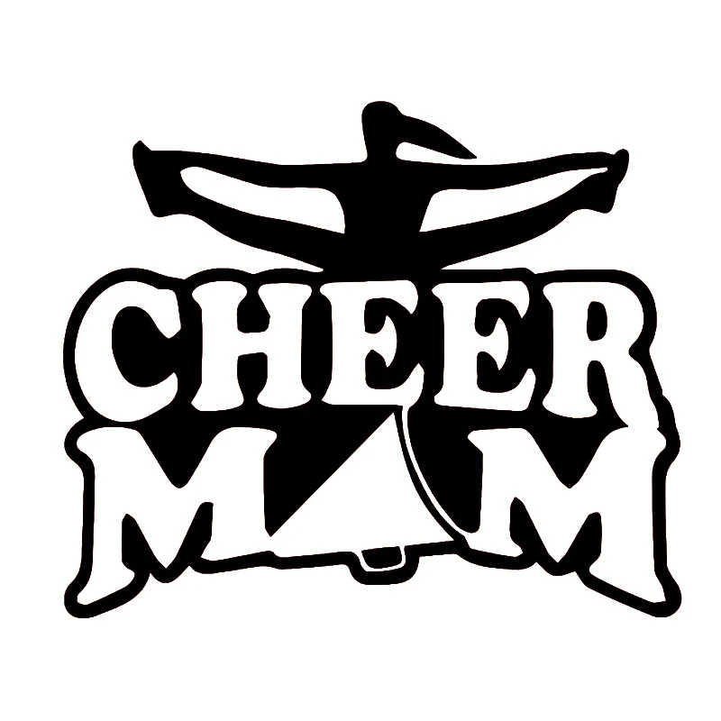 Автомобильный Стайлинг 15 см x 12 5 надпись Cheer Mom автомобиля Стикеры для грузовик