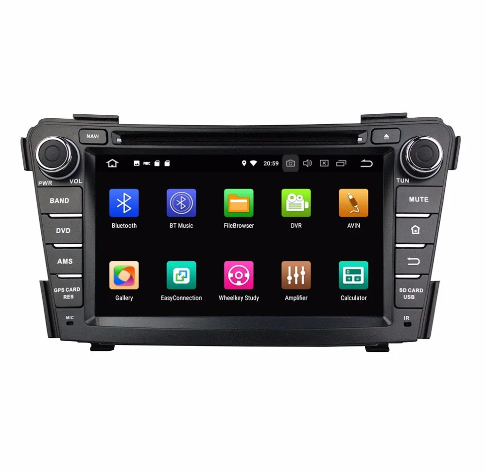 Автомагнитола для Hyundai I40 2011 2017 8 ядер 7 дюймов Android 9 0 GPS 4 Гб ОЗУ 64 ПЗУ | Автомобили и