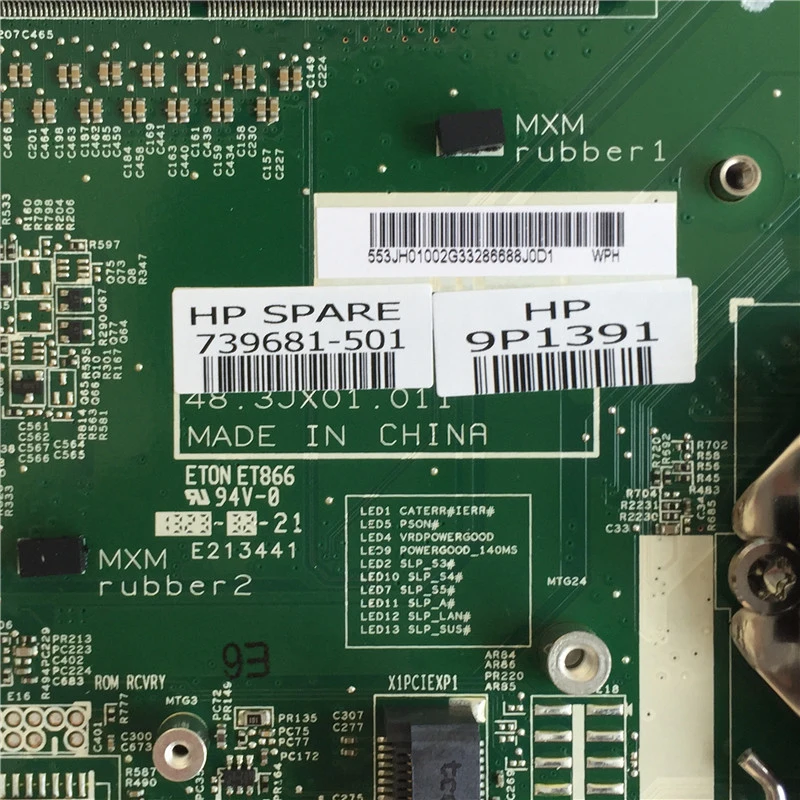 Оригинал для HP ProOne 600 G1 AIO настольная материнская плата MB LGA 115X DDR3 739681-001 739681-501 739681-601