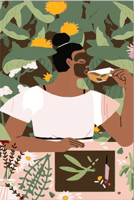 

Нанесите маску на дневный чай картинки для раскраски по номерам с цветами Рисование по номерам в рамке дома