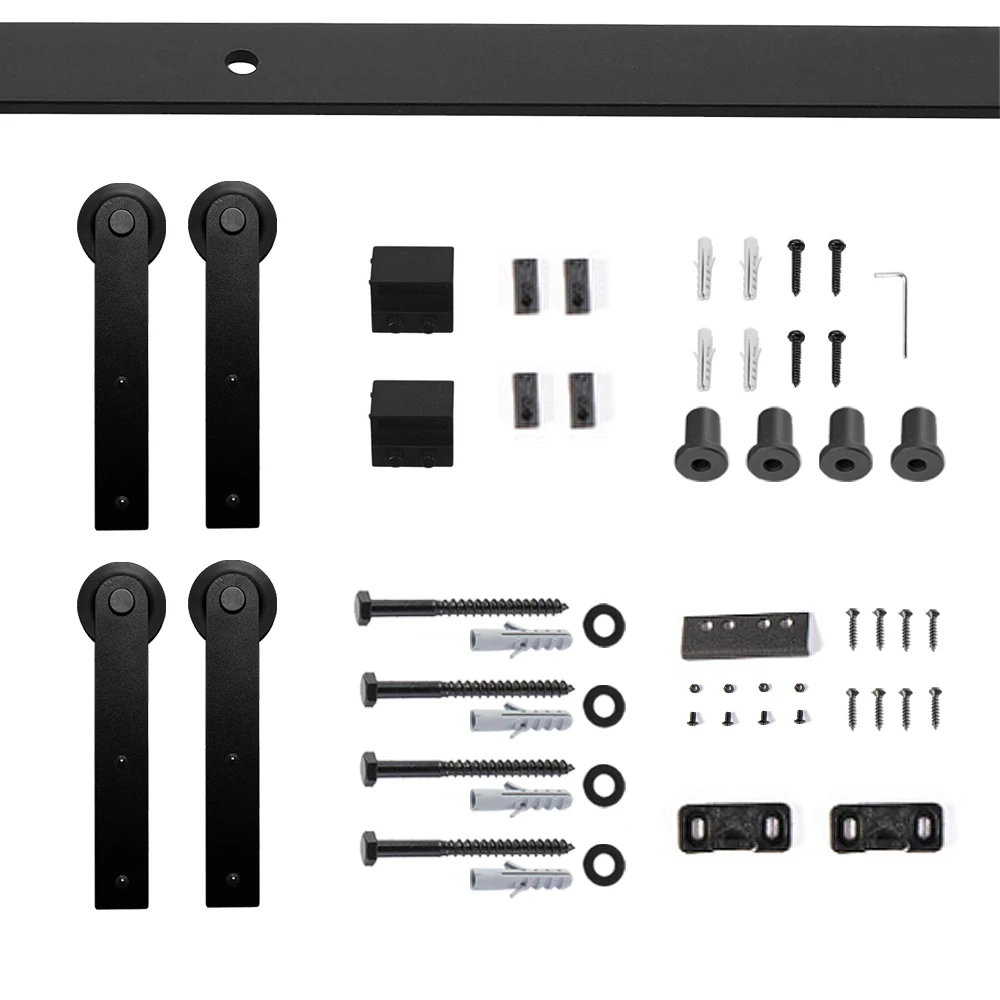 24'' to 72" Mini Cabinet Sliding Barn Door Hardware for Double | Обустройство дома
