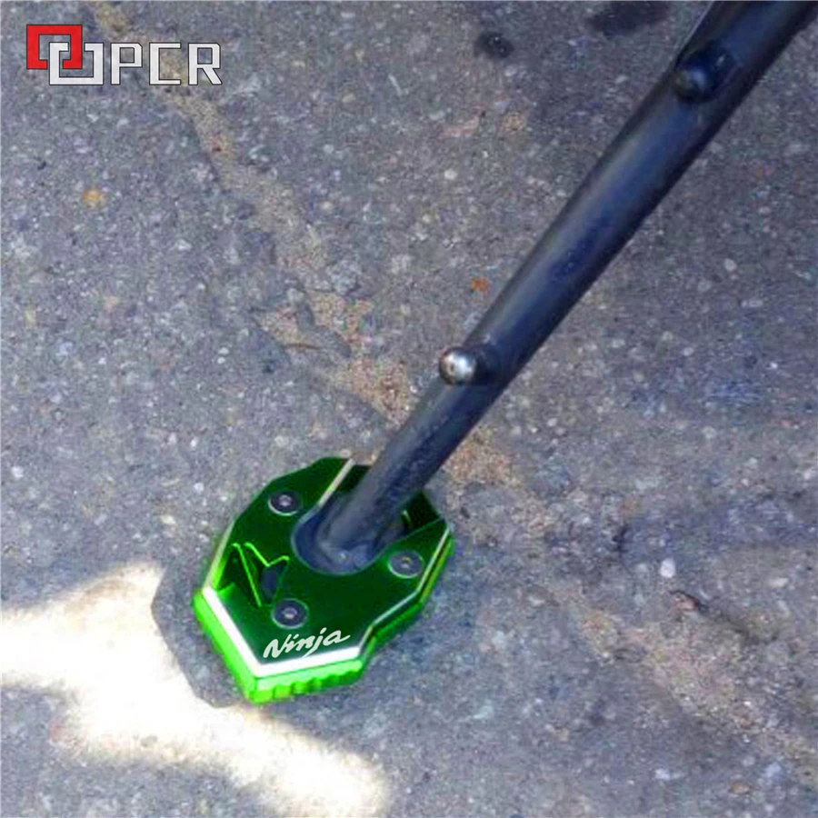 Боковая подставка для мотоцикла увеличивающая пластину выдвижная KAWASAKI NINJA 250 300 650