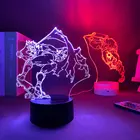 3d-лампа в стиле аниме SK8 Бесконечность светодиодсветильник панель s лампа с датчиком движения украшение детской комнаты светильник