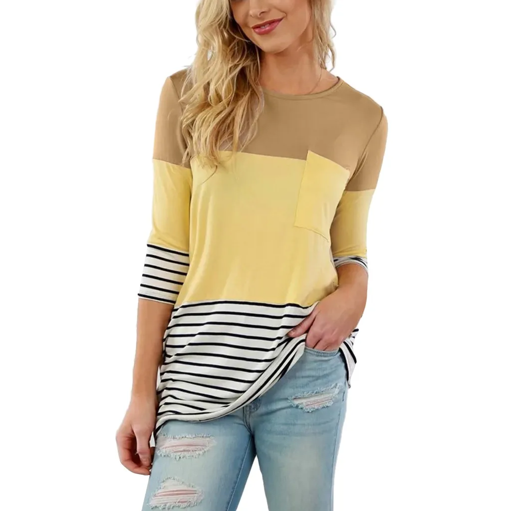 Одежда для беременных пуловер в полоску одежда кормления футболка с длинными