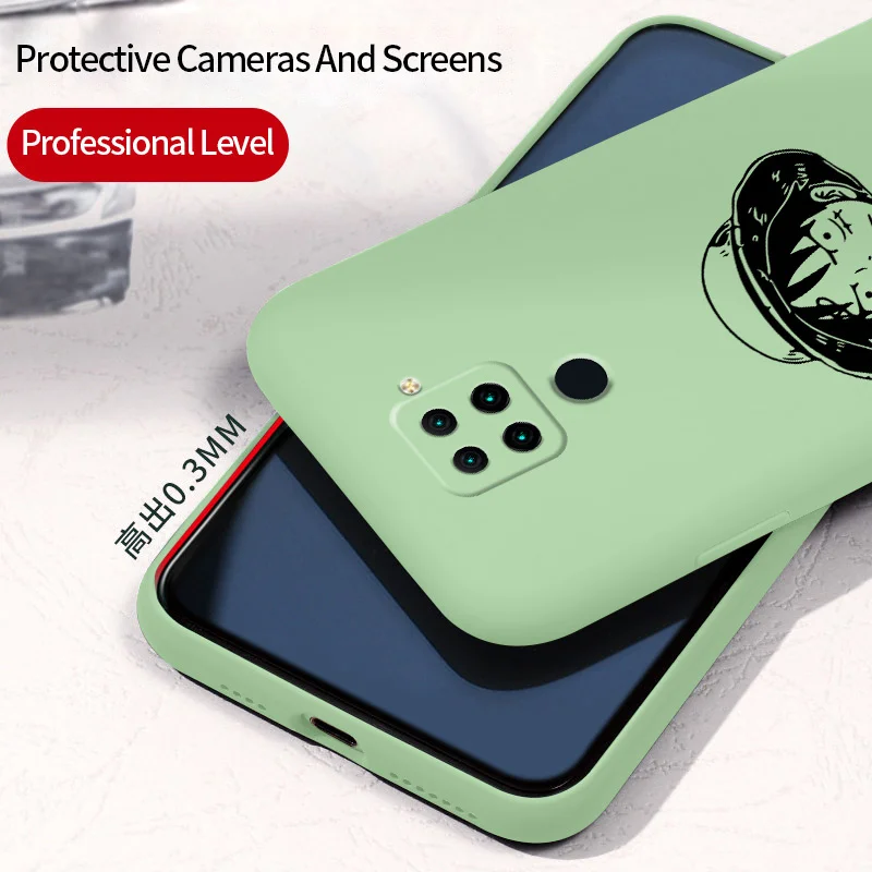 

Thin Luffy Pattern For Redmi 10X4G 10X5G 10XPro 9 9A Note 94G 95G 8 8Pro 7 7Pro Redmi K30 K20 Liquid Silicone Phone Case