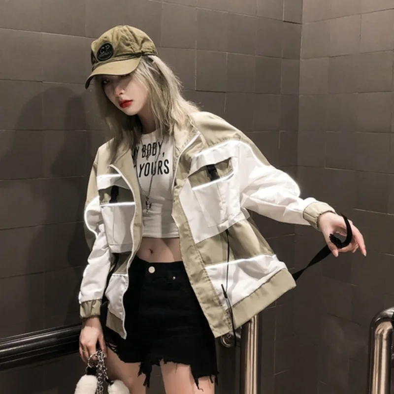 Свободное пальто Женская Осенняя куртка для отдыха Harajuku Casaco Feminino уличная Bts ривердейл пальто и куртки женские