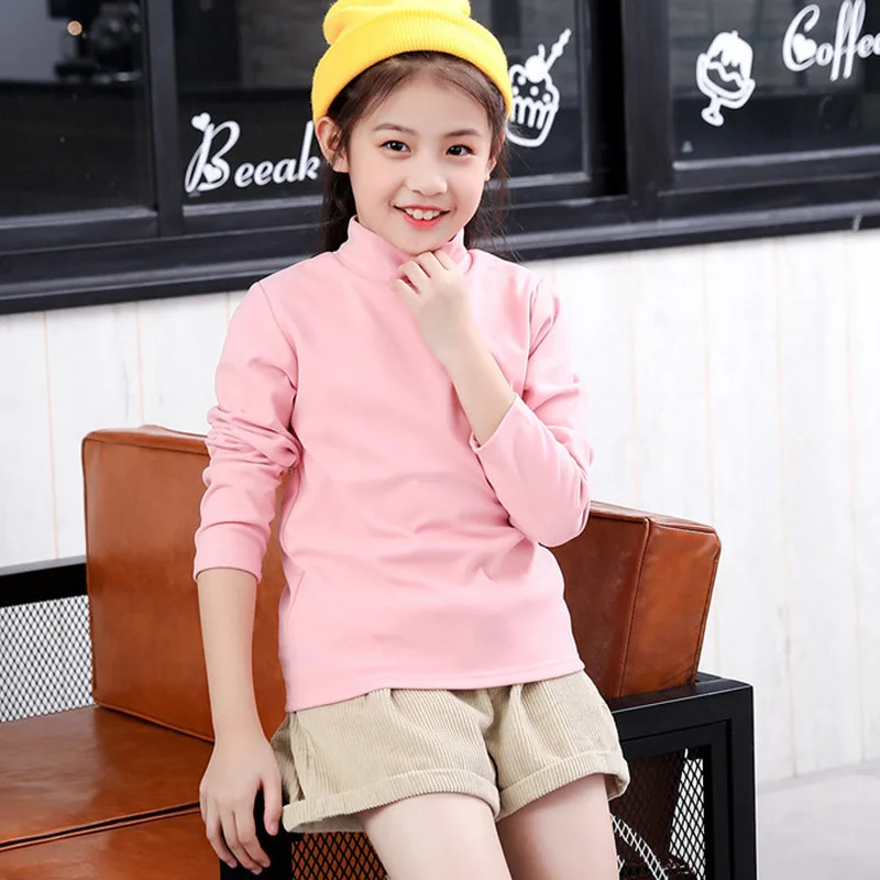 Новинка 2020 осенняя футболка для маленьких девочек в полоску с длинным рукавом и