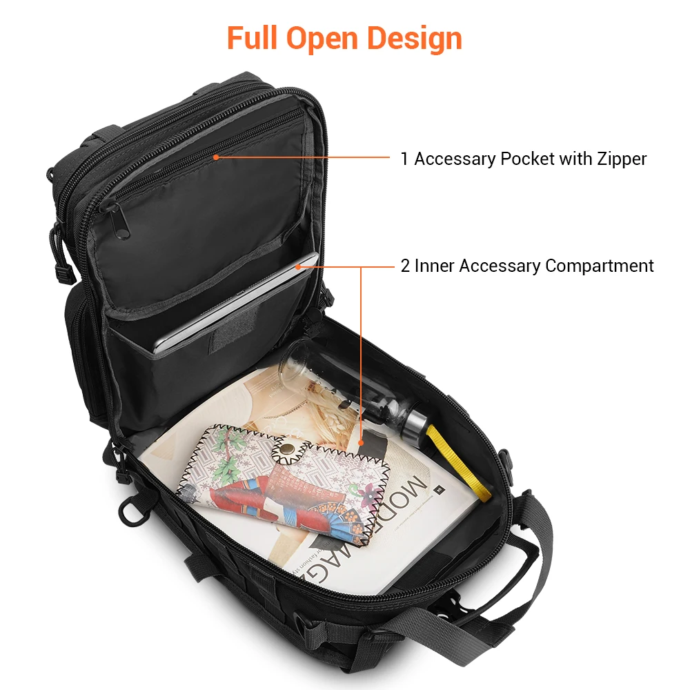 Уличный Тактический Рюкзак Molle Универсальный водонепроницаемый рюкзак с сумкой