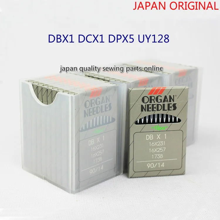 10 шт./лот высокое качество иглы organ DBX1 DCX1 DPX5 UYX128GAS для промышленные прямострочные швейных машин Singer, juki brother