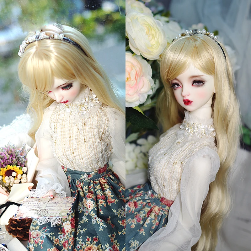 1/3 1/4 1/6 Bjd SD парик куклы длинный провод 2020 Мода волнистый стиль для BJD супер