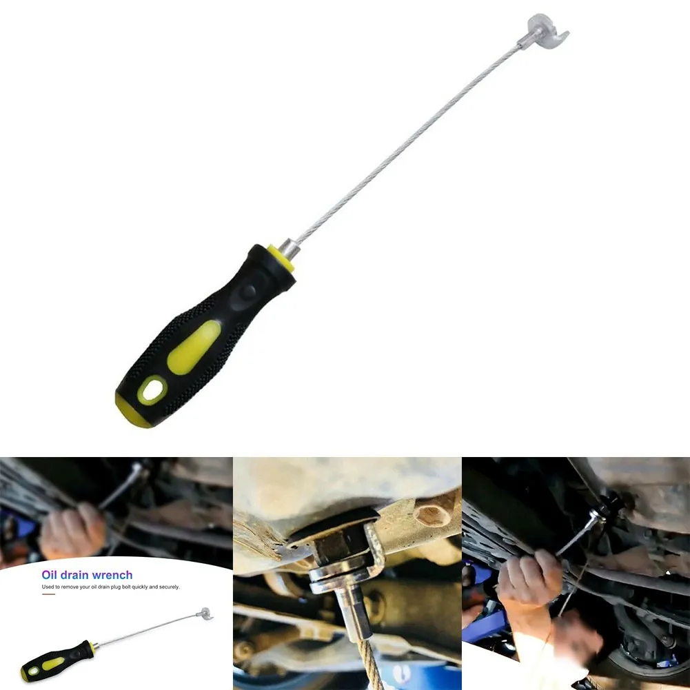 

80g Wrench Anti Scald Approx.23cm Black Yellow High Quality Oil Drain Plug