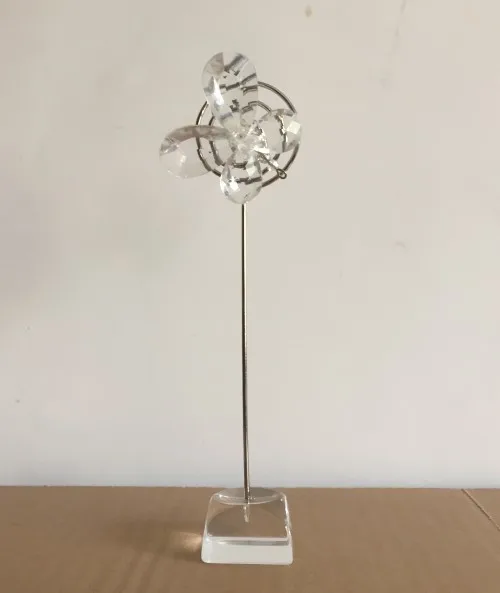 (10 шт./лот) Свадебные сувениры и подарки изысканных розовых кристаллов с бабочкой