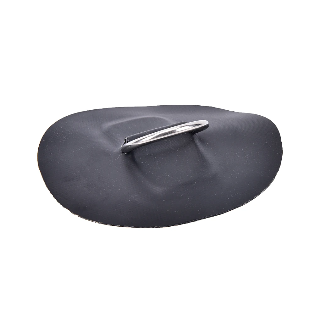 

1Pcs 6 inch Stainless Steel Inflatable Boat Kayak Dinghy D-RINGS PVC Patch Black/Red High Quality