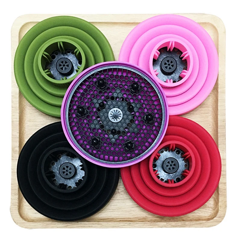 

Крышка рассеивателя для волос, силиконовые складные аксессуары для волос, инструменты для парикмахерских салонов