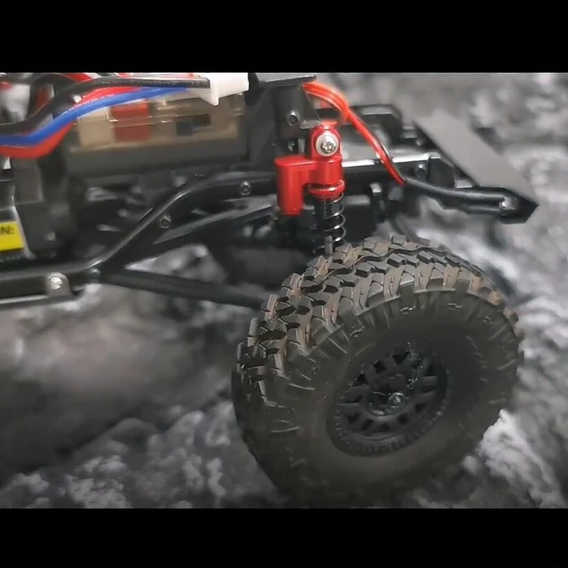 

for Axial SCX24 90081 1/24 RC Crawler Car Metal Adjustable Shock Absorbers Damper Set Upgrade Parts Accessories