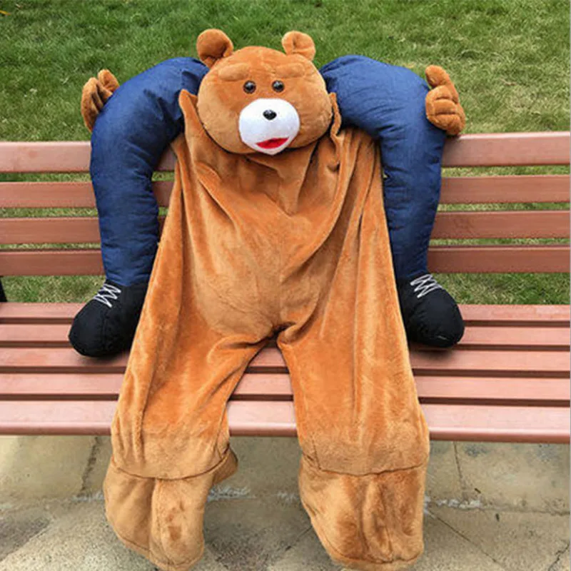 Halloween Carry Teddy Bear Mascot Costume Ride On Piggy Me Adults Dress Cosplay