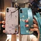 Чехол для iphone 11, 12, 13 pro max, 12mini, SE 2020, 7, 8 plus, X, Xs max, XR, с ремешком из ТПУ