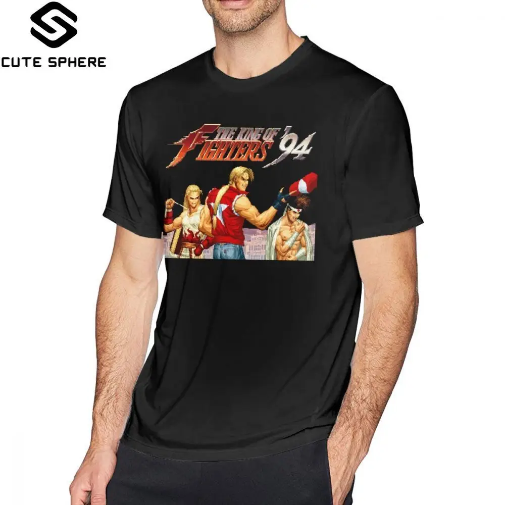 Футболка &quotКороль бойцов&quot бойцов 94 Нео Гео&quot с коротким рукавом и принтом