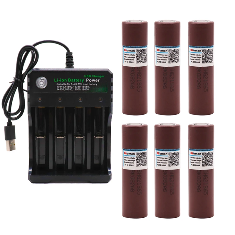 100% Новый оригинальный HG2 3 7 v 3000mah 18650 литиевая аккумуляторная батарея для