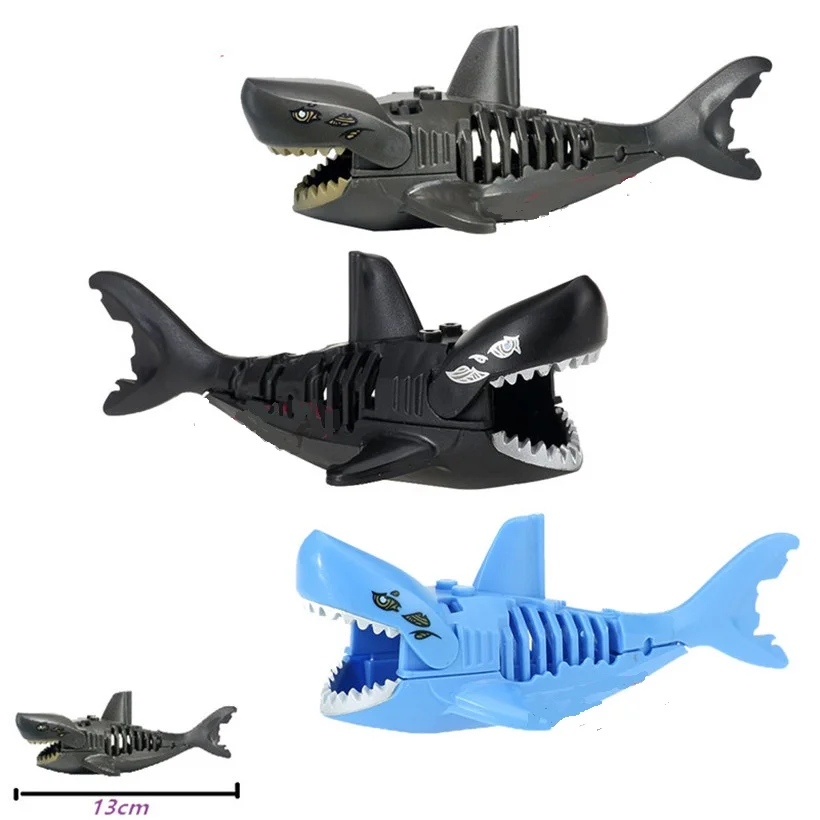 Одиночная распродажа строительные блоки милые животные верблюд с седлом Акула