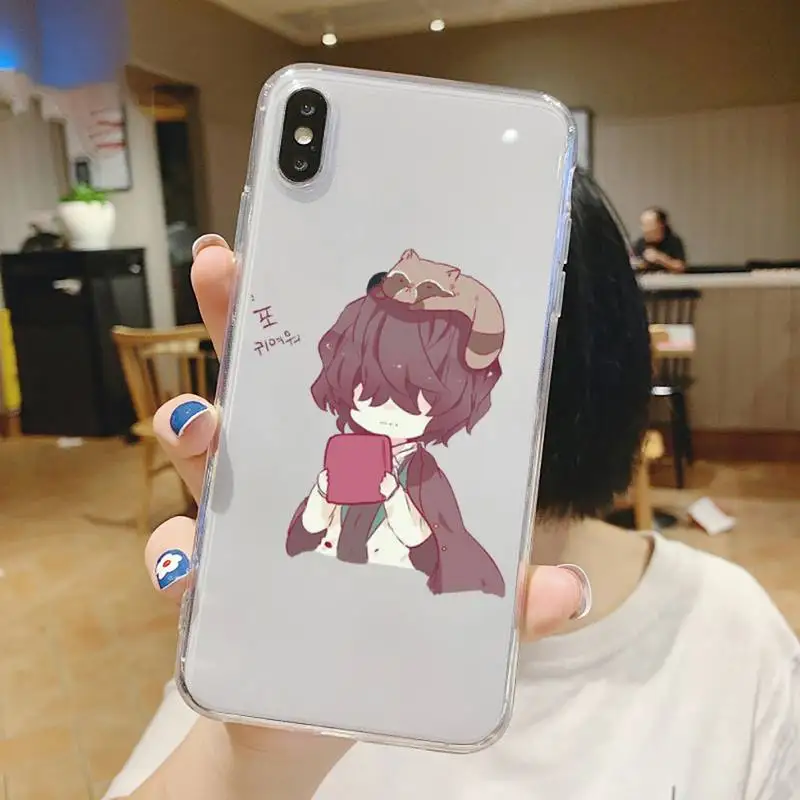 

Anime Bungo Stray Dogs Phone Case Transparent soft For iphone 5 5s 5c se 6 6s 7 8 11 12 plus mini x xs xr pro max