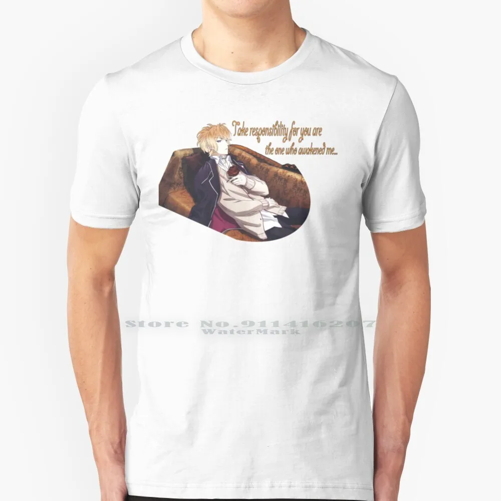 

Футболка Shu Sakamaki-Devil IK для влюбленных, 100% чистый хлопок, Shu Sakamaki Shu Devil IK для влюбленных, Devil IK, More кровь, аниме Cartoo