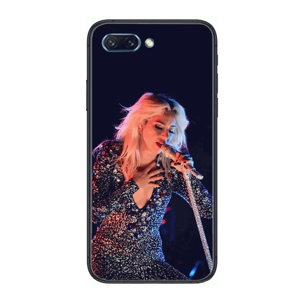 

L-Lady Gaga style clear Phone Case For Huawei Honor 10 9 8 7 N Pro Lite A C RU Black Etui Coque Hoesjes comic fashion