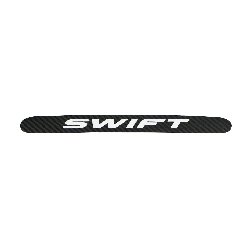 Without Hole 50 шт./компл. для Suzuki Swift дополнительный стоп-сигнал наклейка Стайлинг углеродного волокна тормозной фонарь наклейка автомобильная декоративная крышка - Название цвета: Without Hole