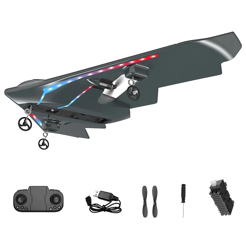 

Ls-B2 Ls-B3 2.4G RC Airplane Drone Toys Stealth Bomber Glider Toy Plane with Led 2Ch Wingspan Hand Throw Rc Plane Aircraft