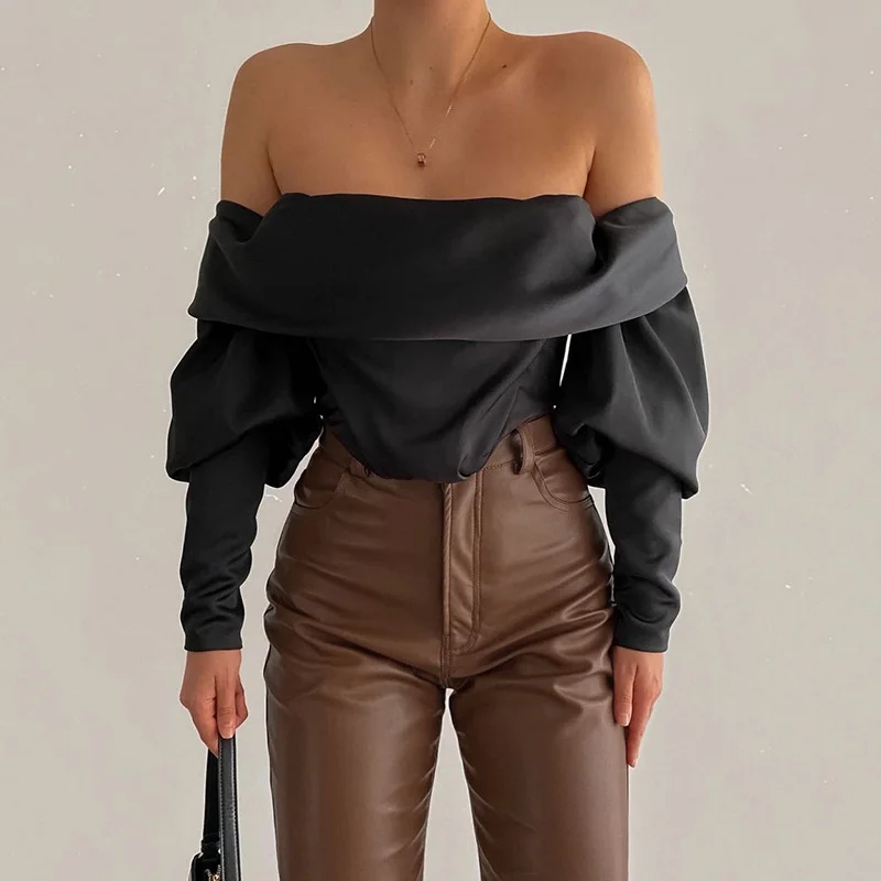 

Y2K Faux Leather Pants Fashion Women's Straight Pockets Summer Elegant High Waist Pants Office Ladies Slim Pu Street Retro Pants
