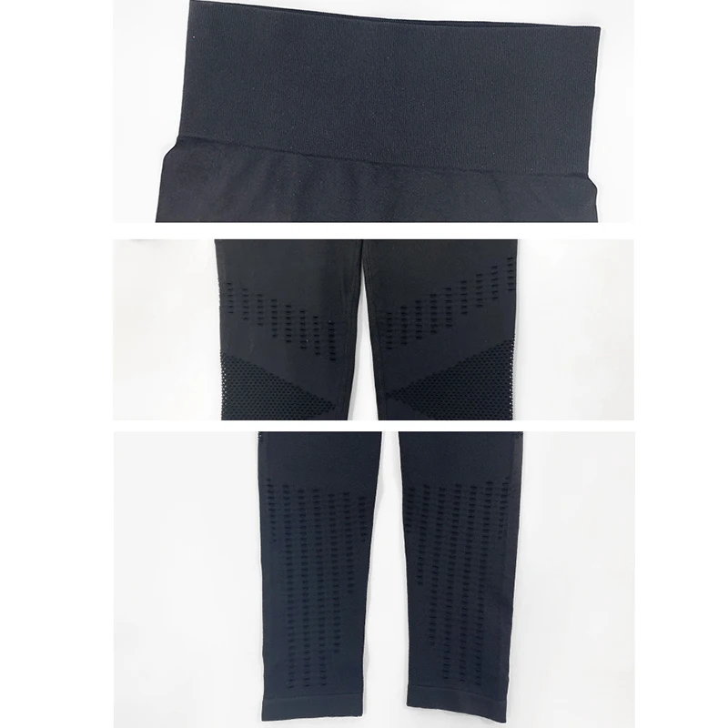 

Women Energy Seamless Gym Leggings Women High Waist Tummy Control Yoga Pant Hollow Out Push Up Sport Fitness Running Gym Girl