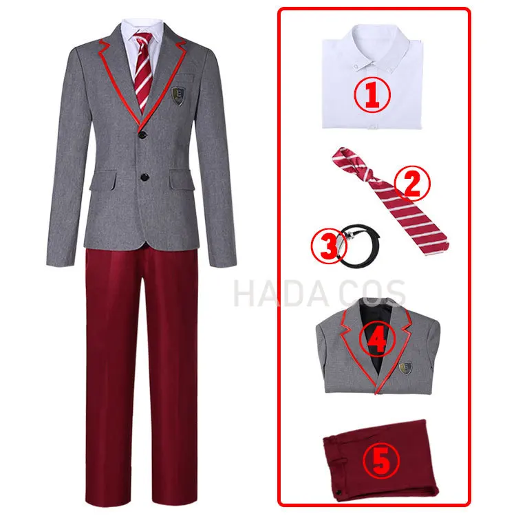 Элитная школьная форма костюм для мужчин и женщин рубашка юбка плиссированная