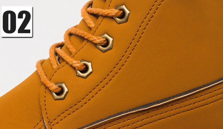 Hot Selling Men's High-top Martin Boots The Latest Winter British Fashion Trend Work Shoes |