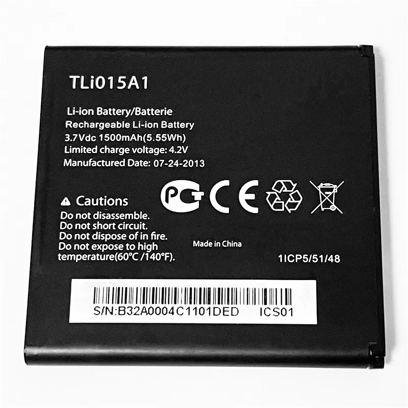 Аккумулятор 3 7 в 1500 мАч TLi015A1 CAB32A0000C1 для Alcatel One Touch Star 6010E 6010D 6010X 6010A|battery for alcatel|batteries