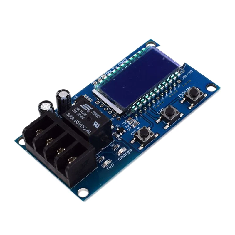 10A 6-60V Lithium Battery Charge Controller Protection Board Lcd Display Integrated Circuit Overcharge Control Module | Электроника