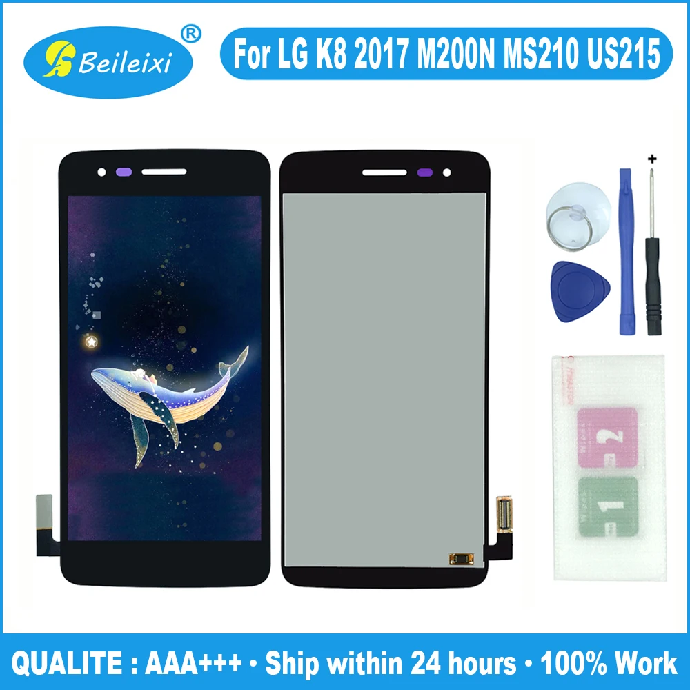 Для LG K8 2017 M200N MS210 US215 ЖК дисплей кодирующий преобразователь сенсорного экрана в