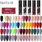 Гель-лак для ногтей LILYCUTE 603024 цветов, зеркальный, Полупостоянный, стойкий, УФ светодиодный, отмачиваемый