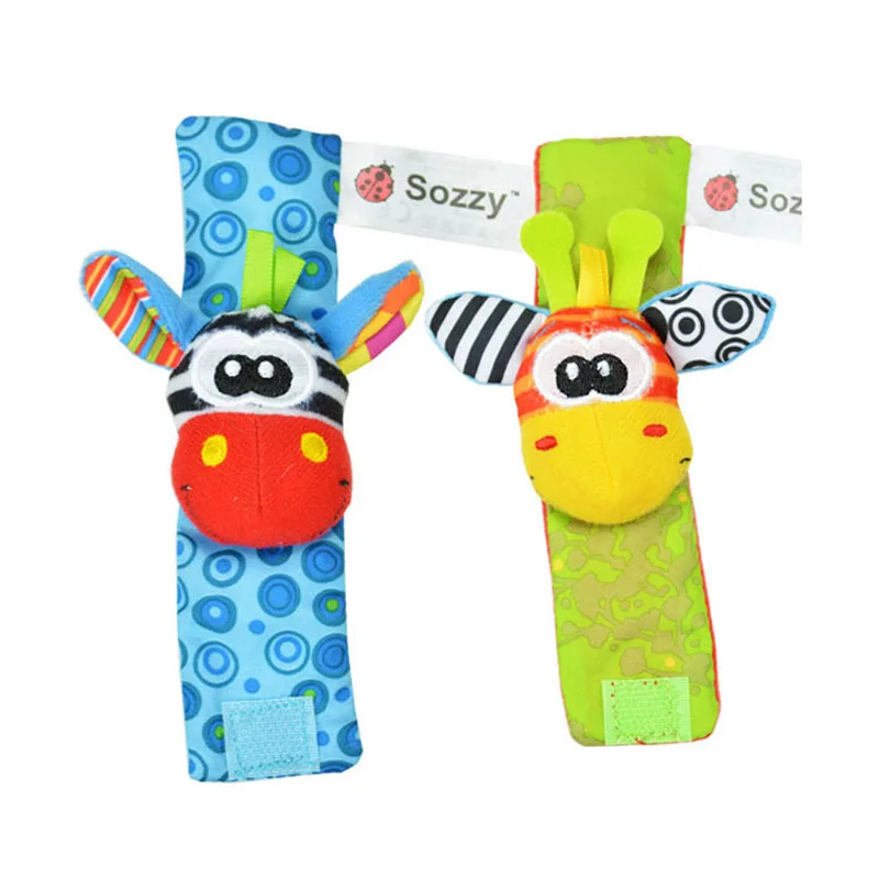 

Sozzy Newborn Plush Sock Baby Toy Socks Animal Cute Cartoon Baby Rattles