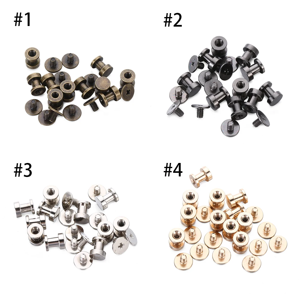 10 комплектов 7 мм двухслойные медные кожаные ремесленные туфли Головные уборы