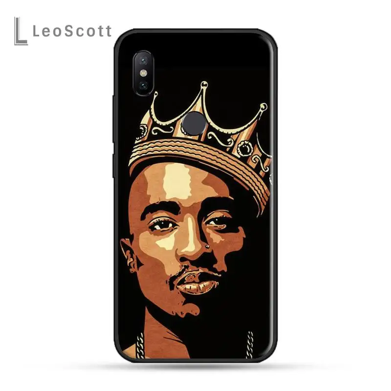 

Rapper 2pac Tupac Phone Cases For xiaomi Redmi 5 5A plus 7A 8 note 2 3 4 5 5A 6 7 GO K20 A2